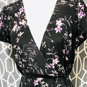 Floral Wrap Dress